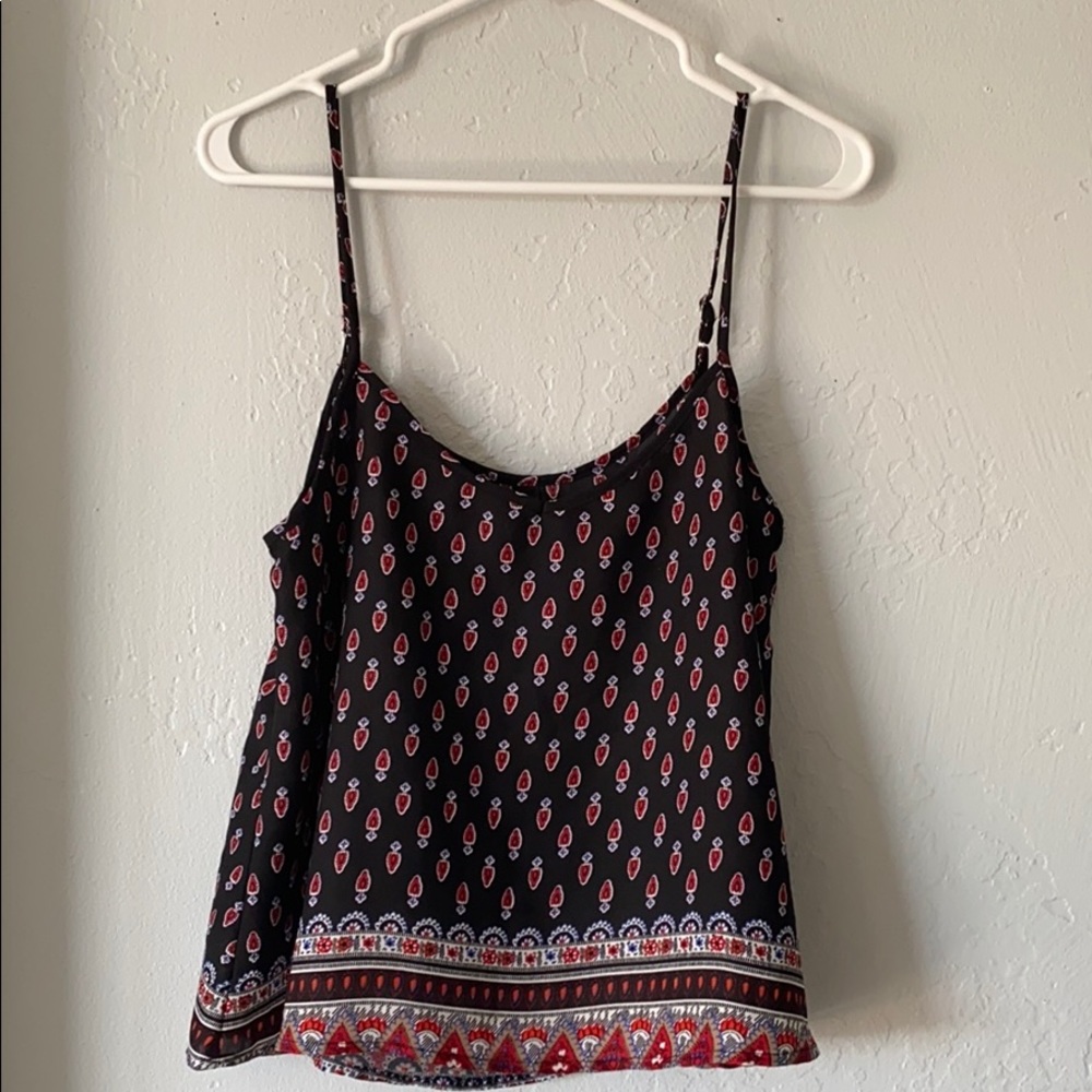 Black tank top